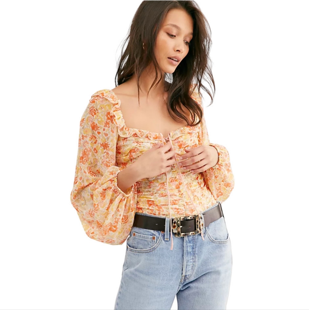 Free People | Mabel Printed Blouse